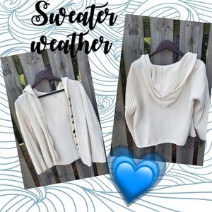 Comfy J.Jill hooded sweater